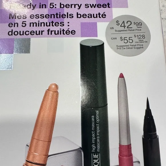 Clinique Set - Ready in 5: berry sweet ($99 value) - Picture 3 of 10